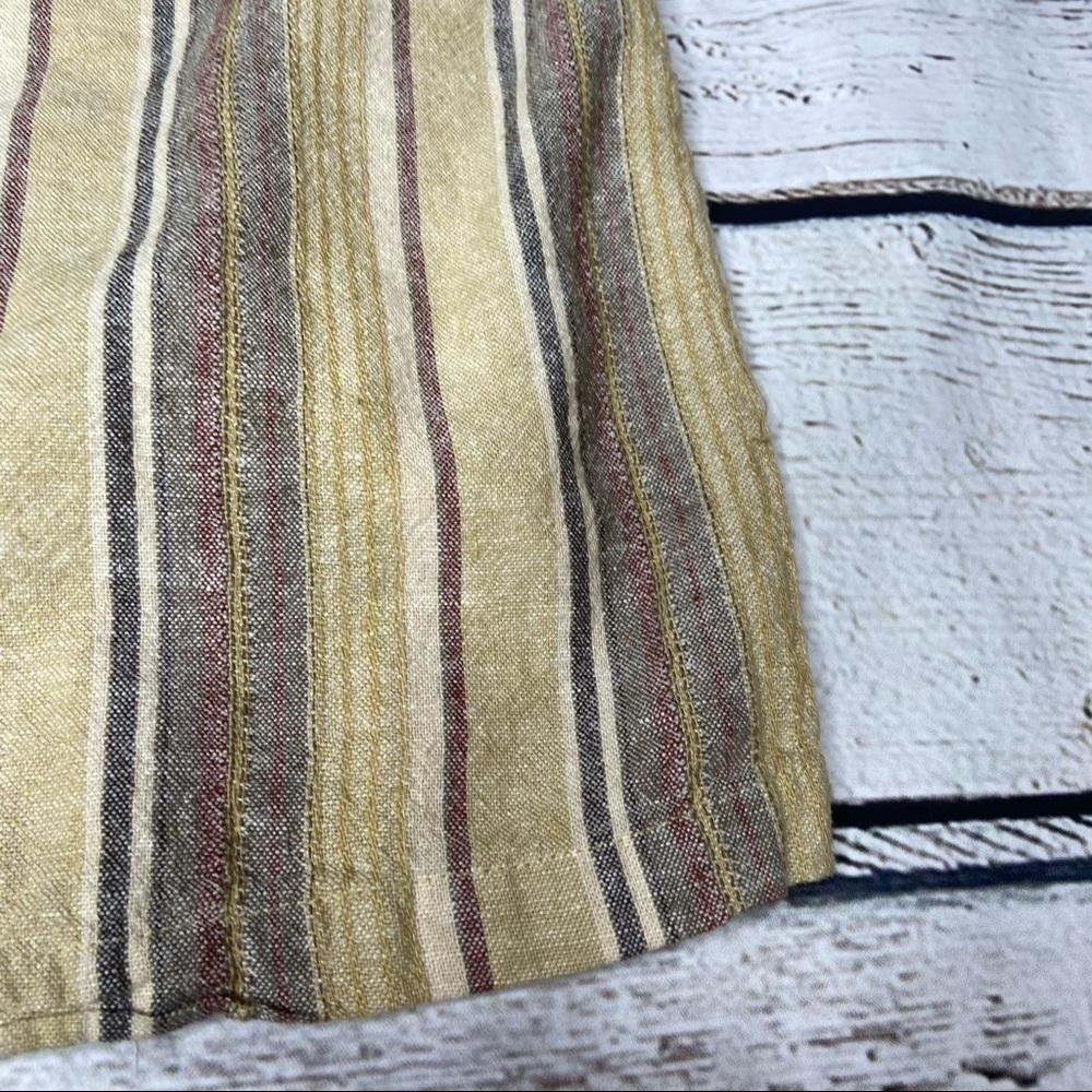 Lucca Mojave Striped Linen Jumpsuit Size M - Picture 6 of 7